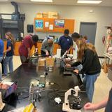 Lakeside Christian School Photo #13 - high school biology lab at Lakeside Christian School