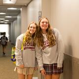 Concord Christian School Photo - These Seniors are happy to be back on their last first day of school.