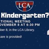 Liberty Christian Academy Photo - Have an upcoming Kindergartener? Come to this informational meeting! For more information, please call Amy Saylor at 434-832-2000!