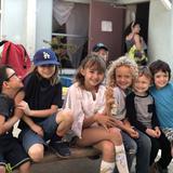 Valley Waldorf City School Photo - A group of 2nd grade students sharing snacks on the yard together during the 2019 school year.