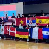 Foxcroft Academy Photo #7 - Annual flag ceremony- international students present their country's flag with a fun fact of their choosing in their native language