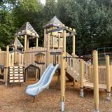 Apple Orchard School Photo #10 - At Apple Orchard School in Brookline, our new playground structure provides options for swinging, climbing and sliding.