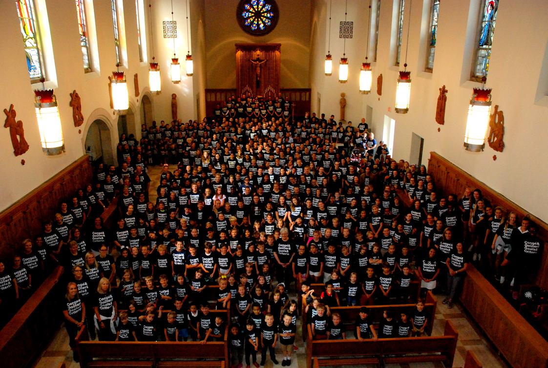 Academy Of The Sacred Heart Photo #1 - The school community gathers in the chapel to celebrate 165 years of Sacred Heart education in metro Detroit.