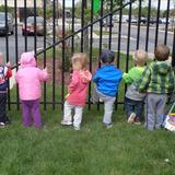 Hoffman Estates KinderCare Photo - The playground is a great place to explore and play and sometimes we see really cool things like garbage trucks, school busses and more things that pass by!
