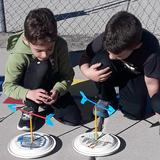 Cross Of Hope School Photo #4 - Studying Wind Vanes in 1st and 2nd grade.