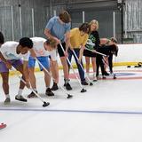 Griffin School Photo #10 - Curling in Texas? The juniors learned to curl on their class day trip!