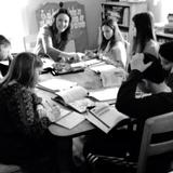 Plumfield Academy Photo #4 - Small groups are the norm at Plumfield. Students have quality time with a loving tutor and several peers for math and language arts during each day.