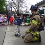 Whispering Oak Montessori Academy Photo - Fire Department Visit