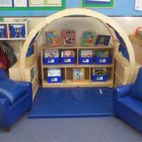 Coolidge Highway KinderCare Photo #9 - Our Prekindergarten reading nook is a great spot to enjoy a good book!