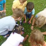 Mentor South KinderCare Photo #10 - Preschool and Pre K Students with a Naturalist learning about what is in the ground.