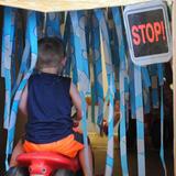Meadowlands KinderCare Photo #6 - During the water theme one of the Discovery Preschool children washer their car in the KInderwash.