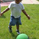 Constitution KinderCare Photo #8 - We loving seeing our toddlers enjoy large motor activities like kicking a ball.
