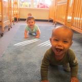 Deerwood KinderCare Photo - Babies are crawling with excitment around the Infant room