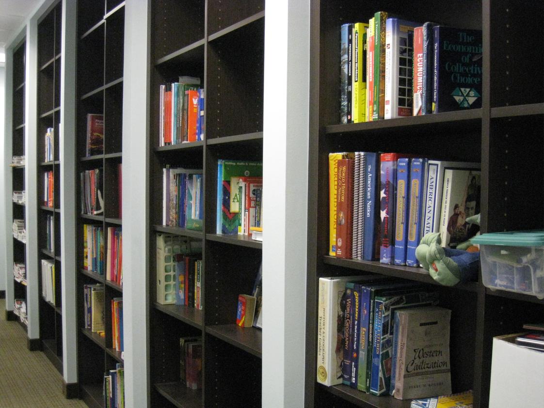 Score At The Top Palm Beach Llc Photo - Our hallways are lined with textbooks and study materials, complementing students' access to the Internet throughout the school.