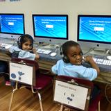 Academy Of Notre Dame Photo #8 - Lower School students work in computer lab.