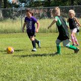 Waupaca Christian Academy Photo #6 - Lower school students participating in the soccer camp.