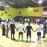 Redemption Christian Academy Photo #4 - Prayer Before Tournament in the Bahamas