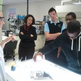 Redemption Christian Academy Photo - Dr. Shulman Conducting a Lab with Students