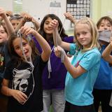 Aspen Academy Photo #15 - 3rd grade science, making slime!