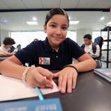 The IDEAL School of Manhattan Photo #14 - A Middle School student in art class