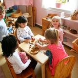 Potomac Crescent Waldorf School Photo #8 - Playtime in our Bluebird preschool class. The Preschool program provides a warm, nurturing environment to learn about community, develop creativity and imagination, and develop foundational skills.