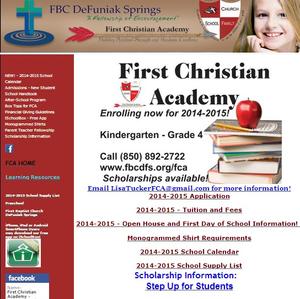 First Christian Academy Photo First Christian Academy Photo