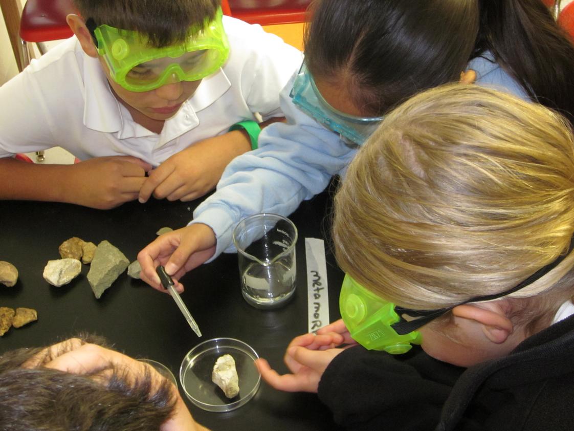 Hilldale School Photo - Hands-on Science is an important part of the Pre-K through Middle School curriculum.
