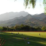 The Thacher School Photo #3 - Thacher's 427 acres sit at the foot of the Los Padres National Forest in Southern California's idyllic Ojai Valley. Here, members of the girls' varsity soccer team stretch before an afternoon practice.