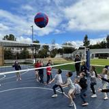 West Valley Christian School Photo #24 - 1st grade PE class learning volleyball