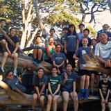 Zion Lutheran School Photo #2 - Zion Cross Country team taking in the views after tackling Strawberry Hill in Golden Gate Park!