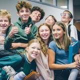 Front Range Christian School Photo #14 - FRCS Junior High students celebrate friendship