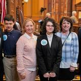 Brookwood Christian Language School Photo - Dyslexia Day at the Capitol with Senator Lindsey Tippins, student Will, Ms. Kim, student Krissy, Ms Tammy, and Lt. Governor Geoff Duncan.