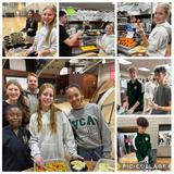 Veritas Christian Academy Photo #3 - Helping prepare Thanksgiving meals for the community. Service is very important at Veritas!