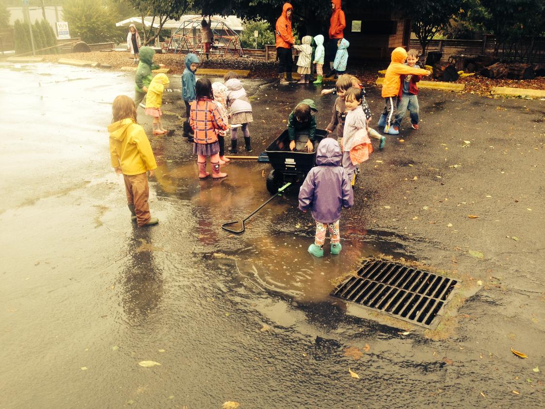 Puddletown School Photo #1 - rainy day