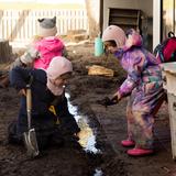 Madison Waldorf School Photo #4 - We learn best through experience-based learning, especially when it takes place through play. Through creating a waterway in their free play time, these students are learning the importance of teamwork, planning, effect of gravity, and the satisfaction of accomplishing a goal.