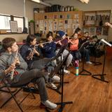 International School Of Brooklyn Photo #3 - Middle School is a time for students to explore interests, deepen passions, and try new activities. Performing ensembles, athletics, and elective classes are great opportunities to do so!