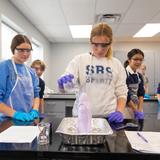 Second Baptist School Photo #4 - Second Baptist School middle school students complete hands-on lab experiments!