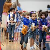 Second Baptist School Photo #5 - Pre-kindergarten 4 and bridge students gallop in for their annual hoedown where they perform songs, square dancing, and present Texas state facts. This event is a special favorite for the whole family, especially grandparents.