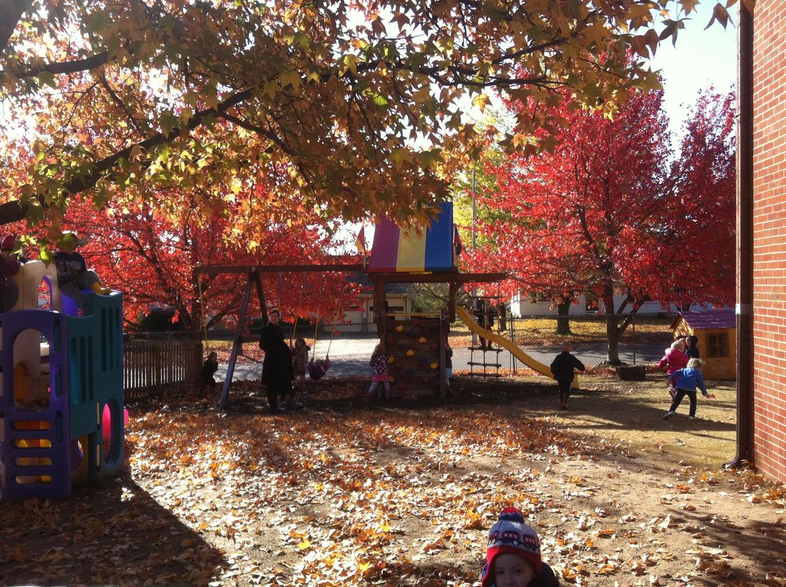 Monarch Montessori School Photo - A crisp Fall day on the playground