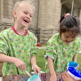 First Presbyterian Christian School Photo #7 - Outdoor Art Class