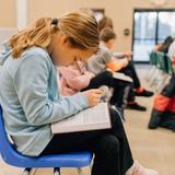 Grace Covenant Baptist Academy Photo #3 - Students then open their Bibles in learning about God's Word each morning in chapel.