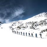 High Mountain Institute Photo #7 - Students on a winter camping expedition