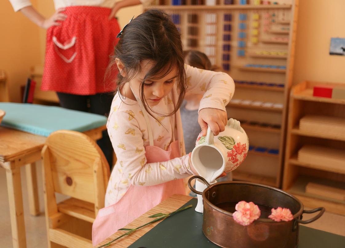 Montessori East Photo - Practical Life - Flower Arranging