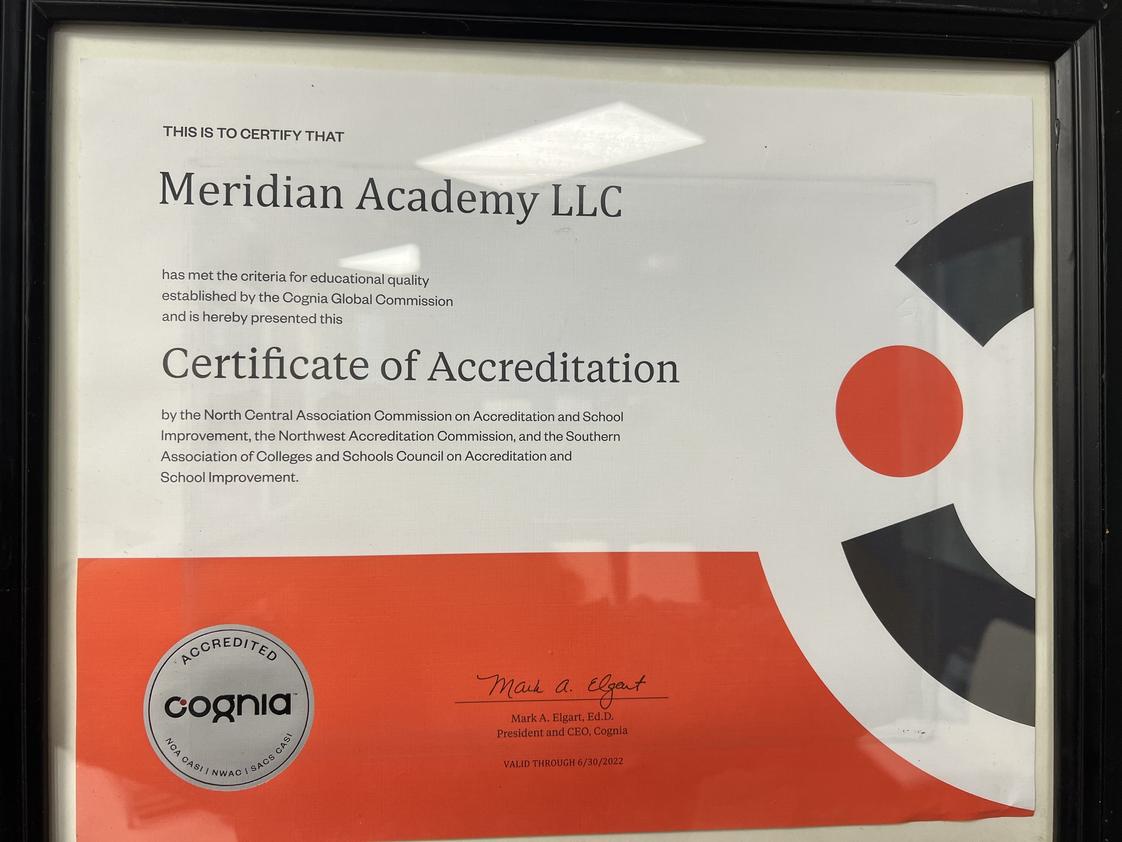Meridian Academy - Houston Photo #1 - Fully accredited by Cognia