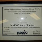 Kindercare Learning Center Photo #9 - NAEYC Certificate