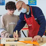 Lynnhaven School Photo #2 - Practical Skills is a requirement for graduation from Lynnhaven. Carpentry is one of the classes you can take to fulfill the requirement.