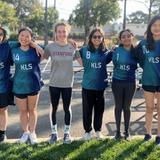 Khan Lab School Photo #10 - Varsity volleyball teammates at practice