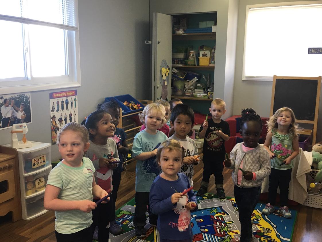Cornerstone Life Academy Photo #1 - Our 3 year olds singing and playing to a song about Noah's Ark
