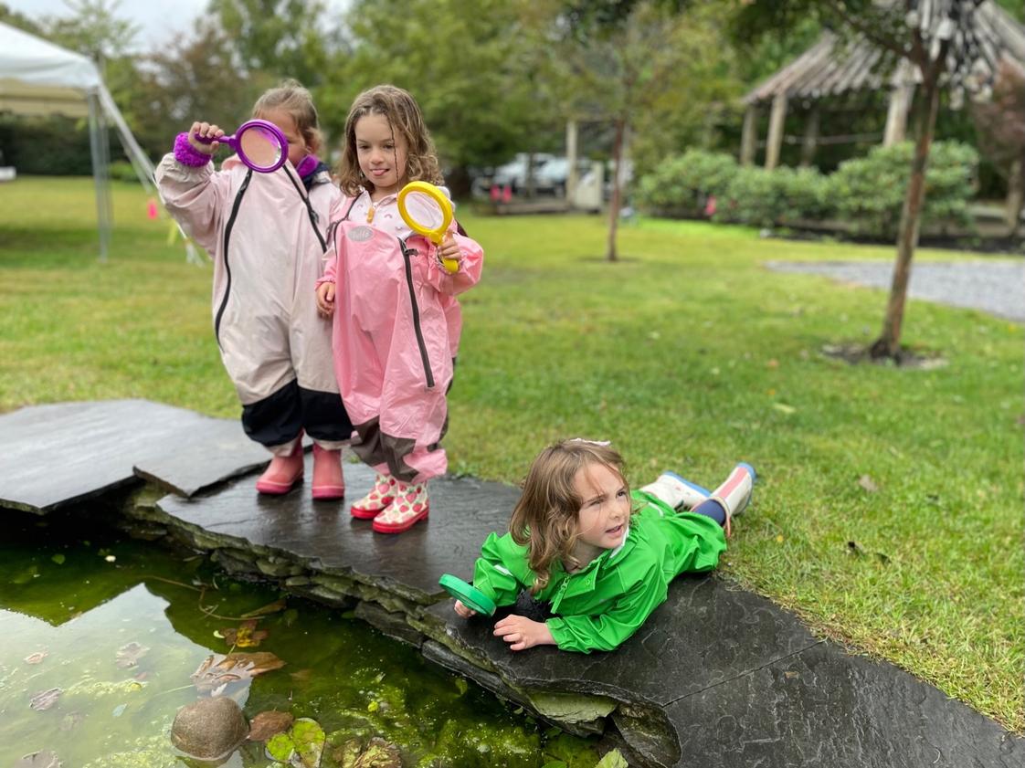 Peconic Community School Photo - PCS`s Early Childhood program is play-based, and students are outside exploring and engaging in outdoor classrooms as often as possible!