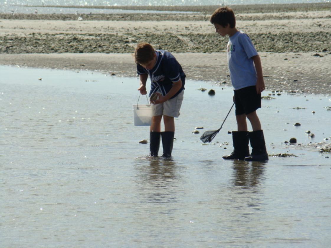 Christian Heritage School Photo - CHS has one of the strongest Math and Science programs in the area. Concepts of the science curriculum are reinforced through "on-site" fieldwork, such as this 4th-grade field trip to the shore.